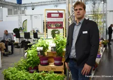 Christoph Marken of AVS with the new concept Lucky Berry. Christoph now has strawberries, blueberries and raspberries within this concept, which holds the promise consumers can eat fruits for at least four months a year.